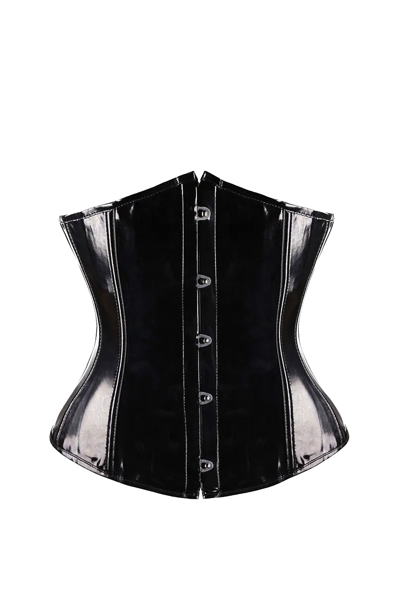 nina-wetlook-corset-black